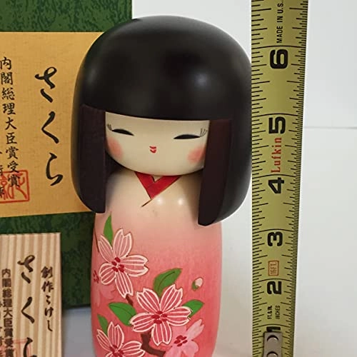 Cherry Blossoms Kimono Girl - 7.5D x 7.5W x 15.5H centimeters Mizuki tree