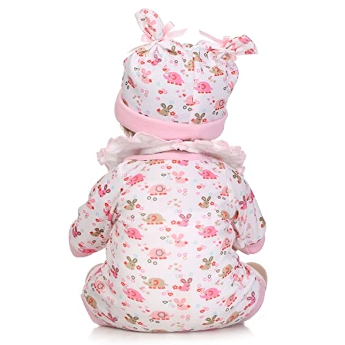 Reborn Baby Doll - 16 Inch Vinyl Cotton Body Pink