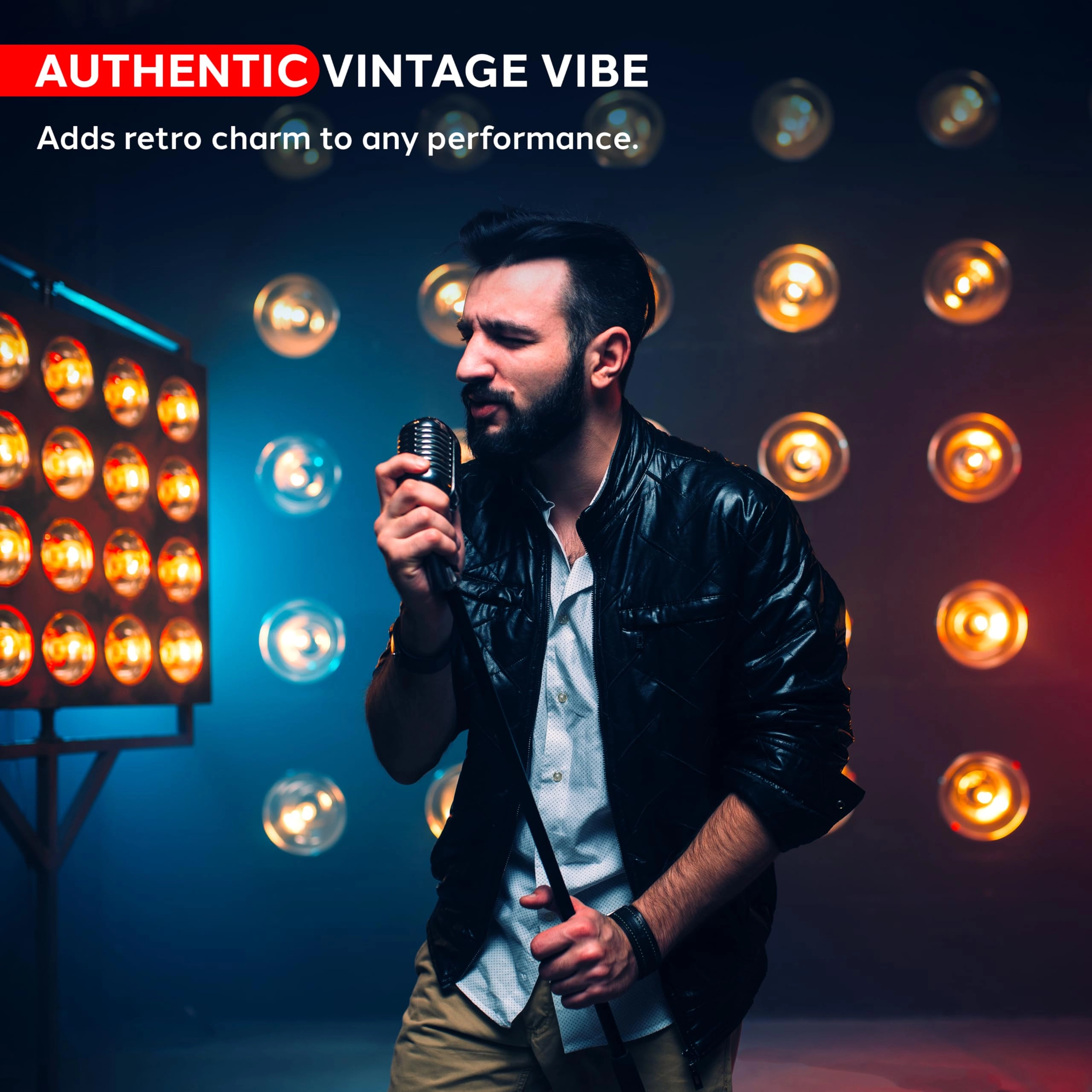 Classic Retro Dynamic Vocal Wired Microphone