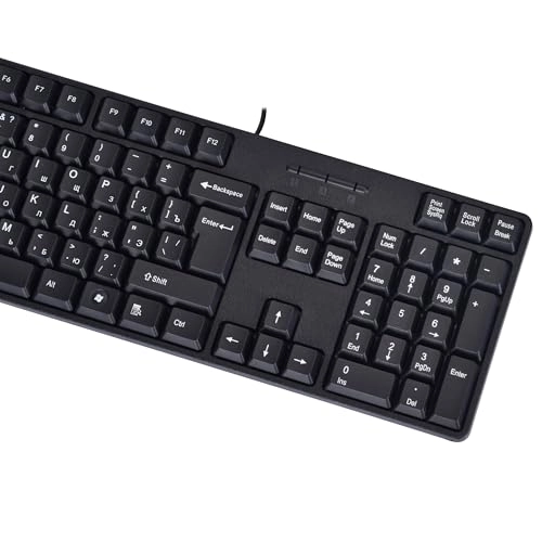 Computer Keyboard - RU/EN Wired