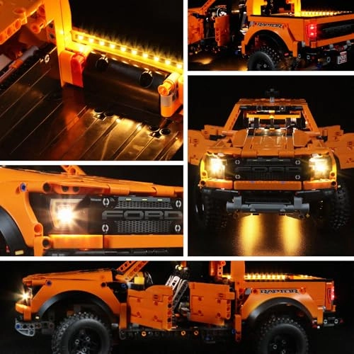 LED Light Kit for LEGO 42126 F-150 Raptor - Plastic