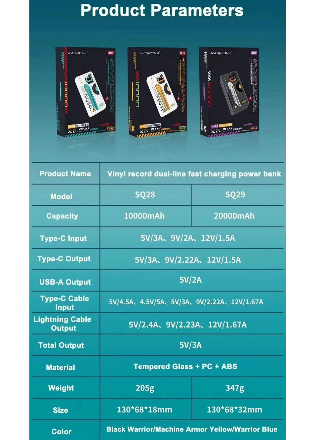 SQ28 - 10000 mAh