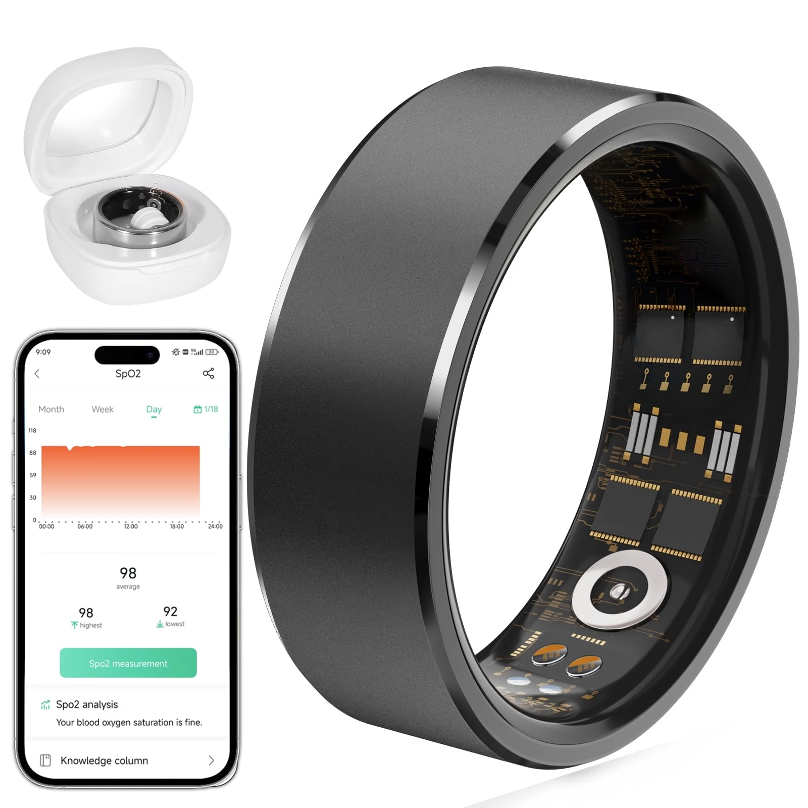 GYSOA Smart Ring - 9#(18.9mm)