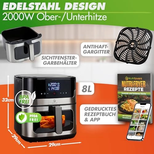 NUTRI-FRYER XXL NUTRI-FRYER-EDELSTAHL-NEW-FBA