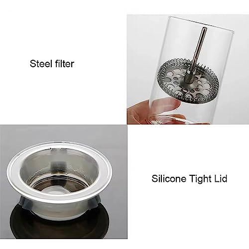 Ice Drip Coffee Maker - Adjustable Rate Dripper Stainless Steel Filter