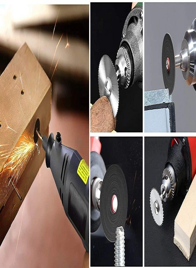 Diamond Discs + Mandrel + Diamonte Cutting Discs + Drill Bit Shank + Rotary Tool Blade + Disc Saw Carv - 3 Sets 25mm