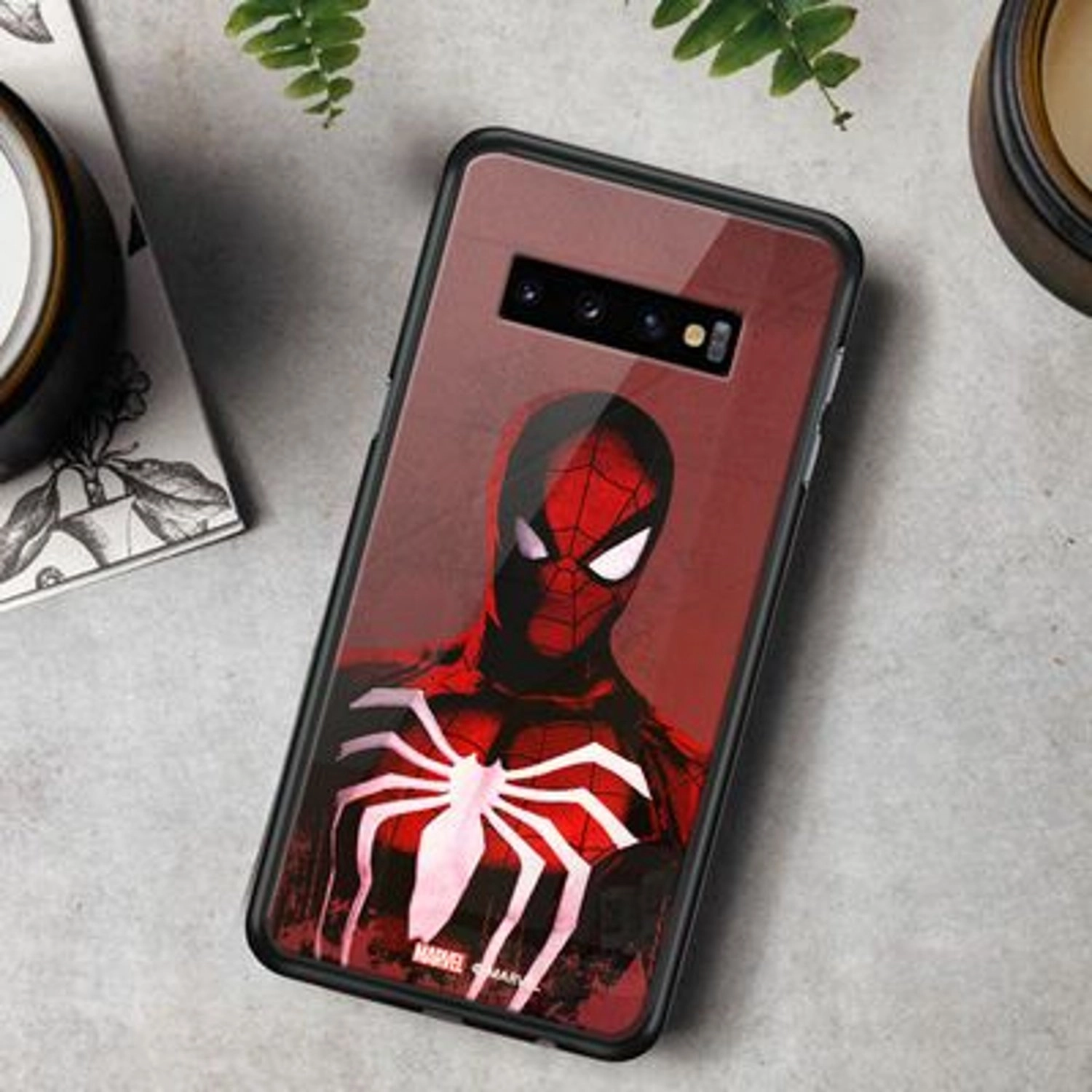 Spiderman Potrait Cover Back Case for Galaxy S10 Plus