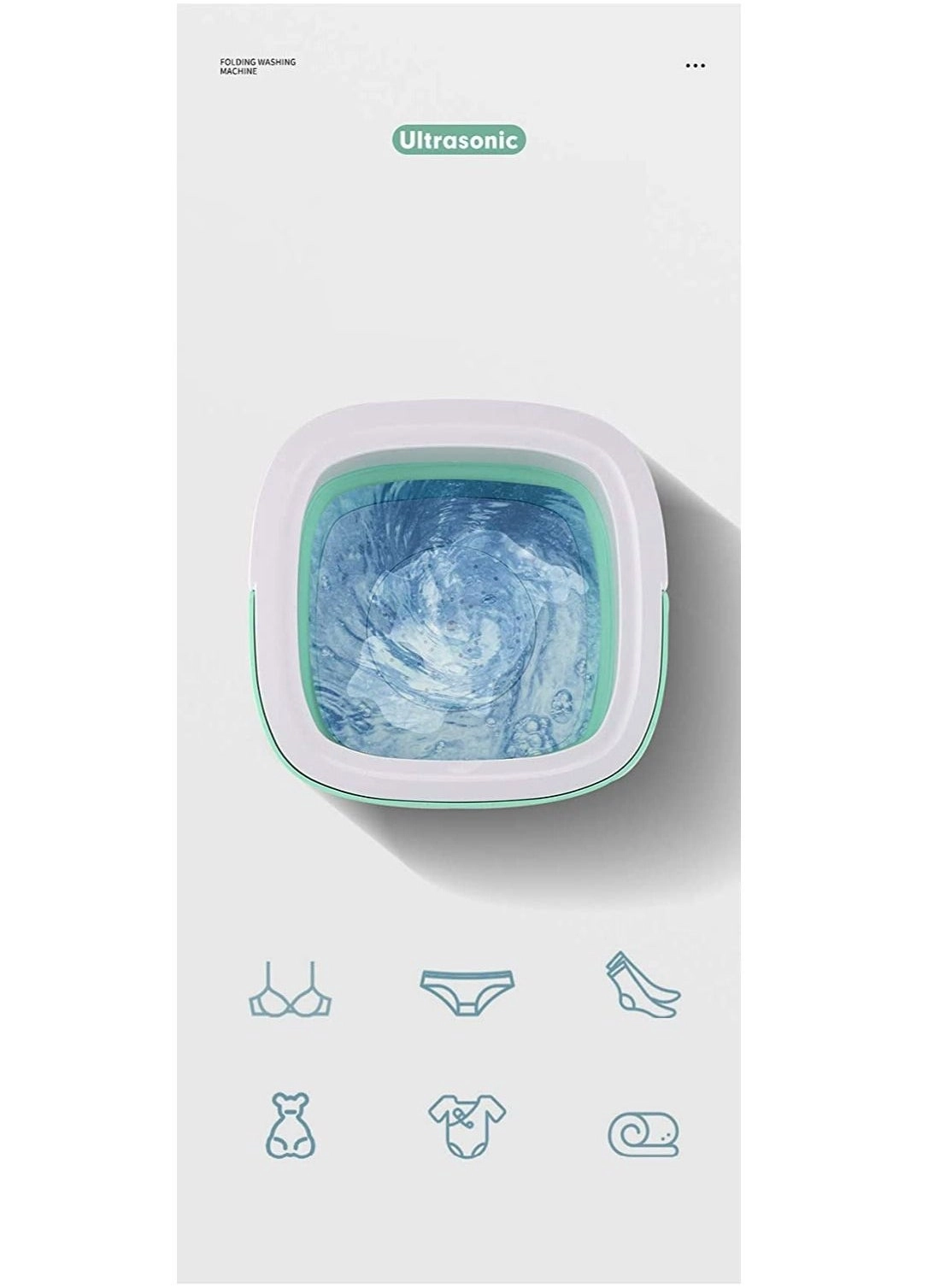 Mini Folding Clothes Washing Machine load 1.8 kg