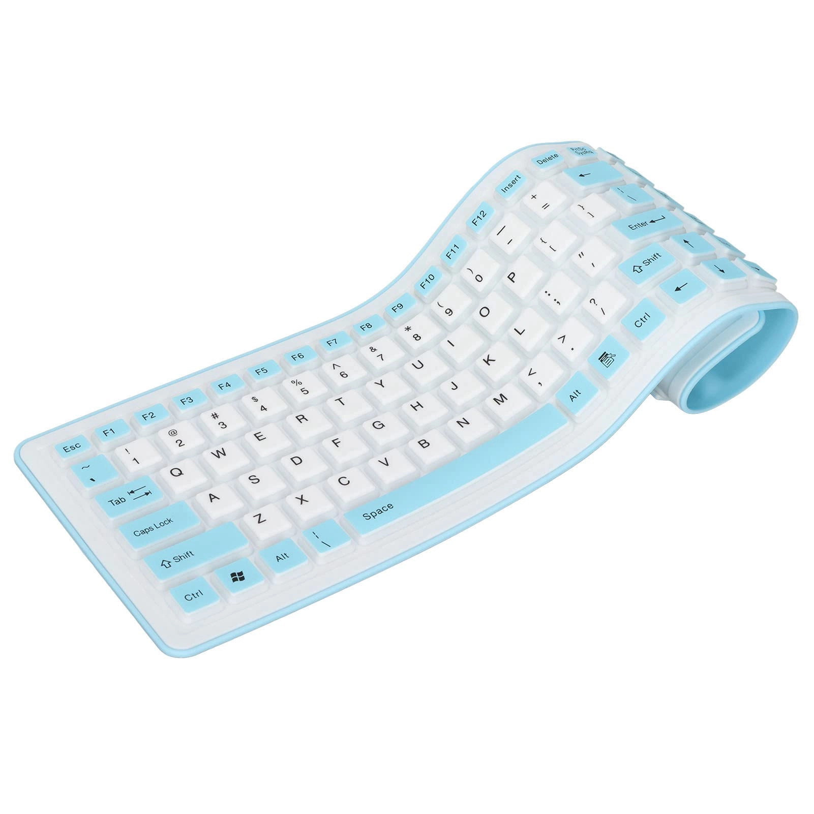 Sanpyl Foldable Silicone Keyboard - Wired/Wireless
