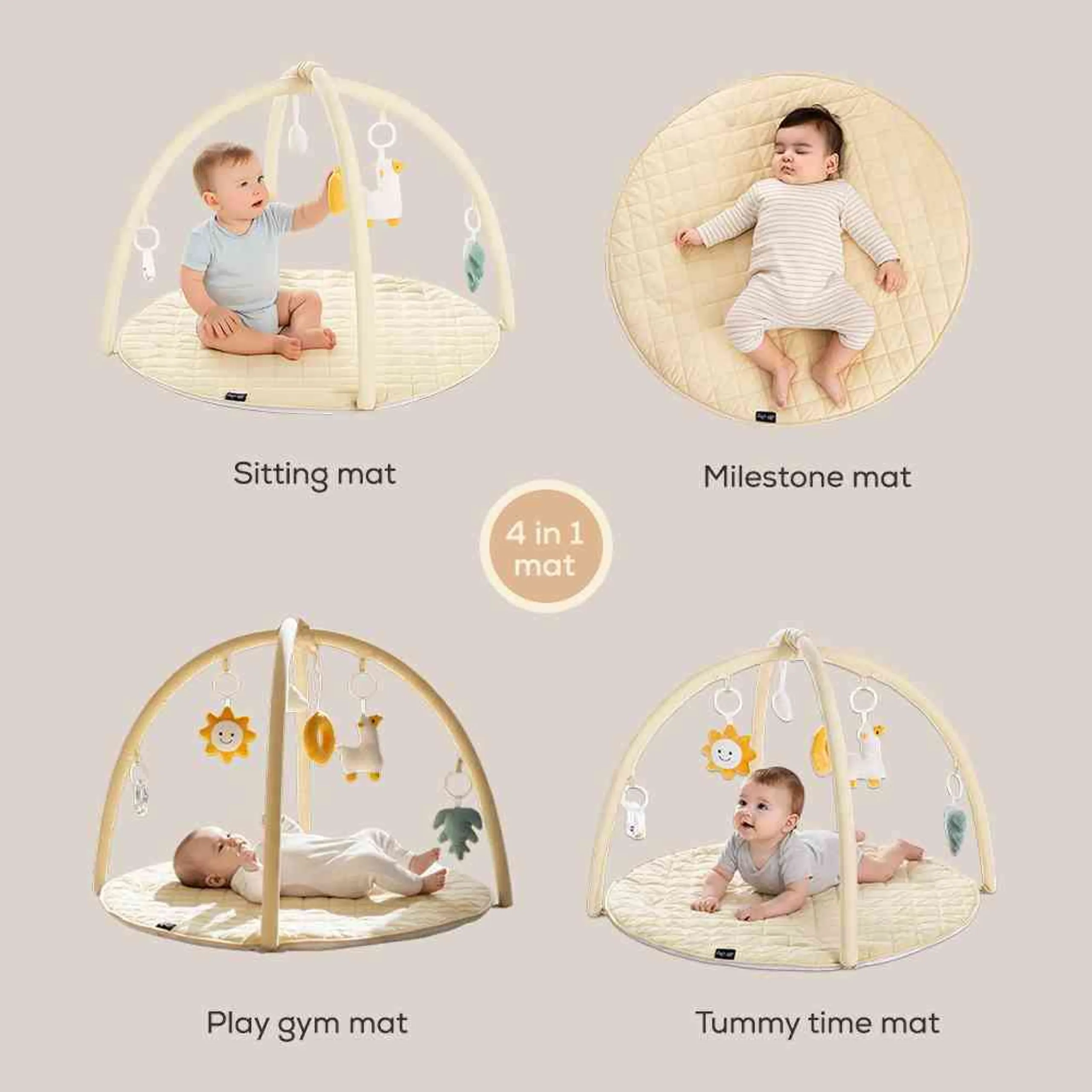 5-in-1 Play Mat Activity Gym - 0 Months