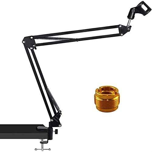 Mic Stand + Mic Clip Holder + Table Mounting Clamp + Pop Filter