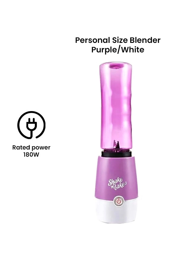 2724697224720 - Blender With Bottle Purple/White