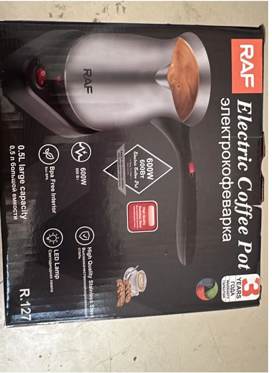 Electric Turkish Coffee Pot - 500ml 700W Stainless Steel