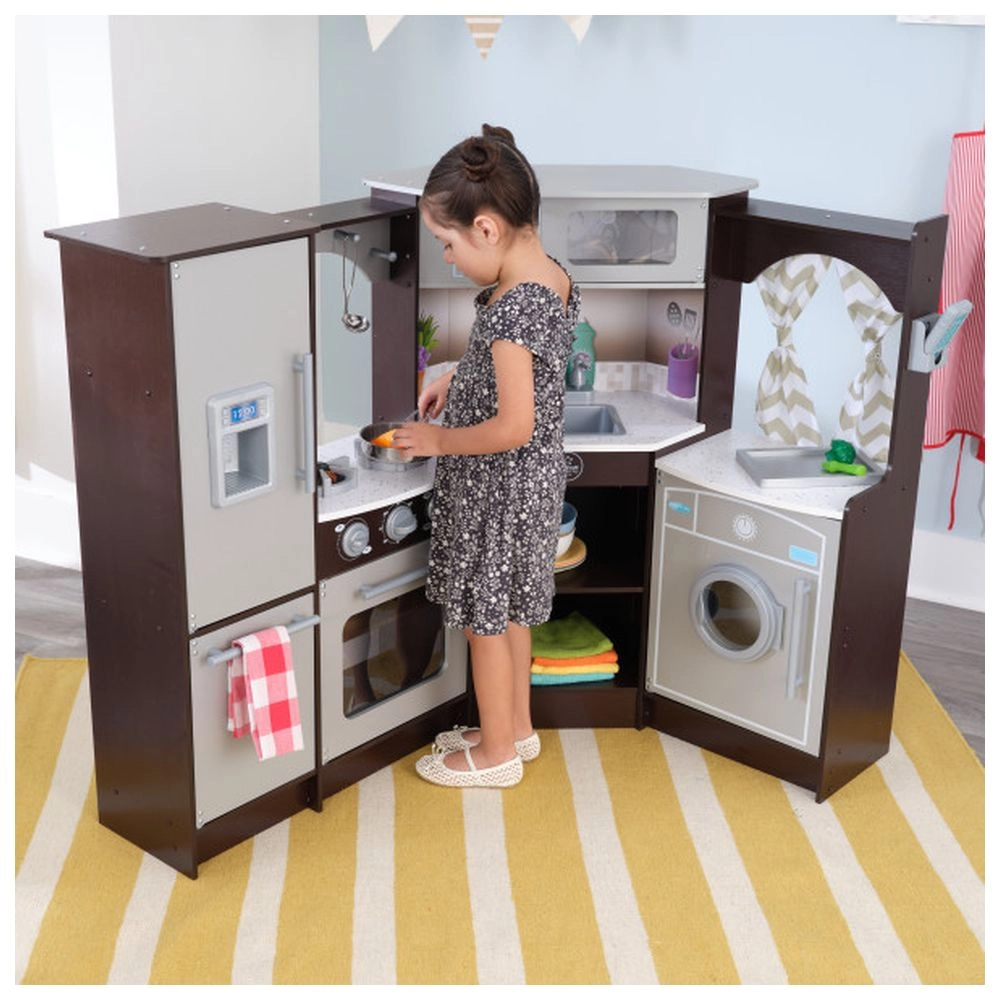 Ultimate Corner Play Kitchen - Wooden (DBT-53365)