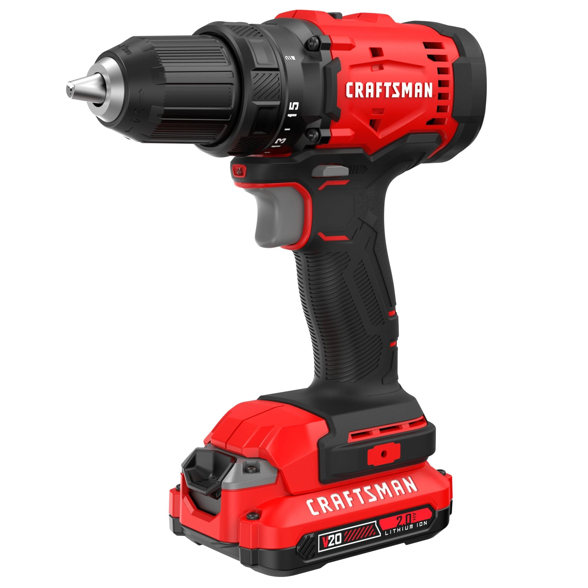 Craftsman V20 Cordless 1/2 in Drill/Driver - 2 Amp Hours 20 Volts