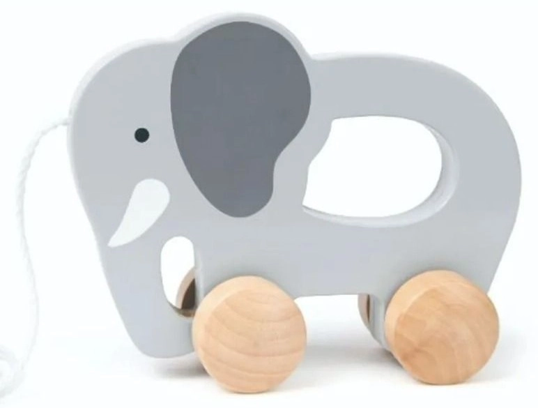 Hape Elephant Pull Along Toy - Elephant