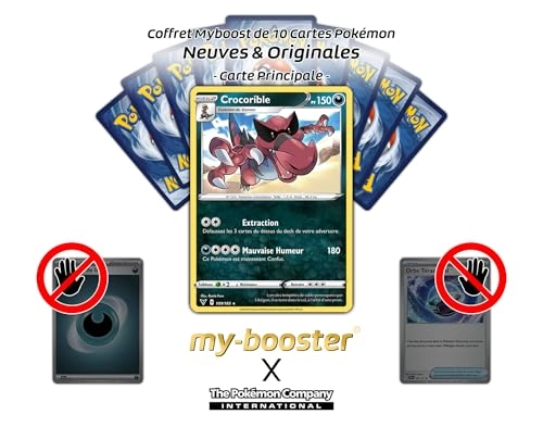 Pokémon Crocorible (Rabigator) 109/185 - French 10pcs