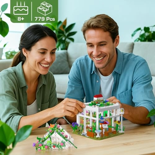 Flowers House - LED Light Greenhouse Model