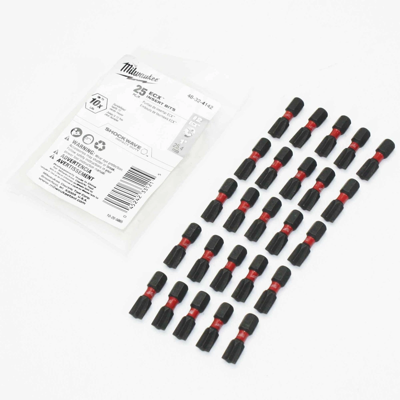 Milwaukee Insert Bit - PK25 14 x 1 In