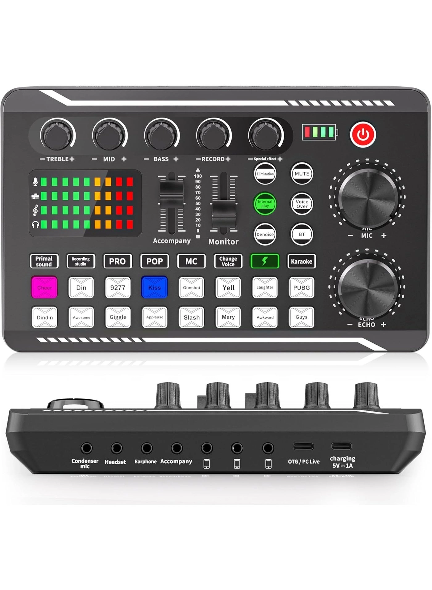 F998 - Live Sound Card + BM-800 - Condenser Mic