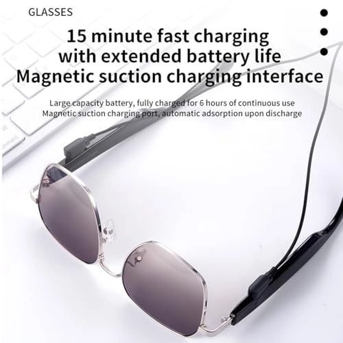 AI Smart Glasses - Bluetooth 5.4 150+ Languages