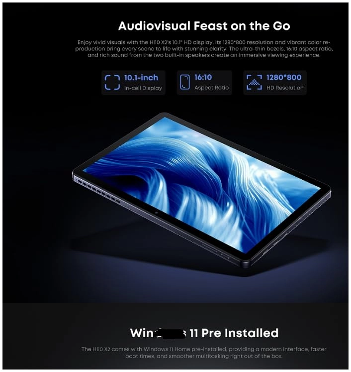 Hi10 X2 - 256GB 10.1"