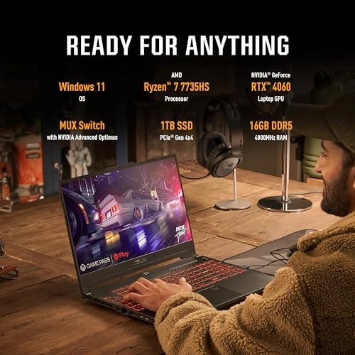 TUF Gaming A15 FA507NV-EH74 - 15.6'' Ryzen 7 7735HS 16GB DDR5 1TB SSD