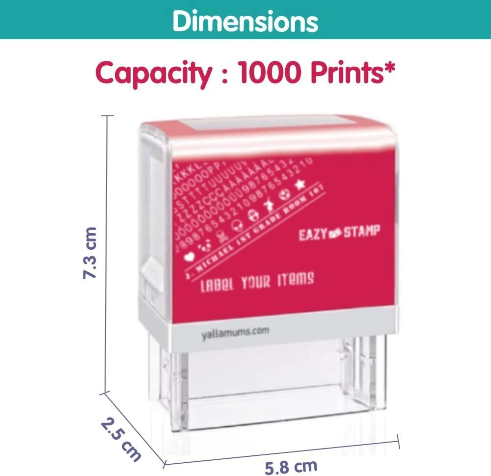 Self Inking Fabric Stamp Kit - 8+ years