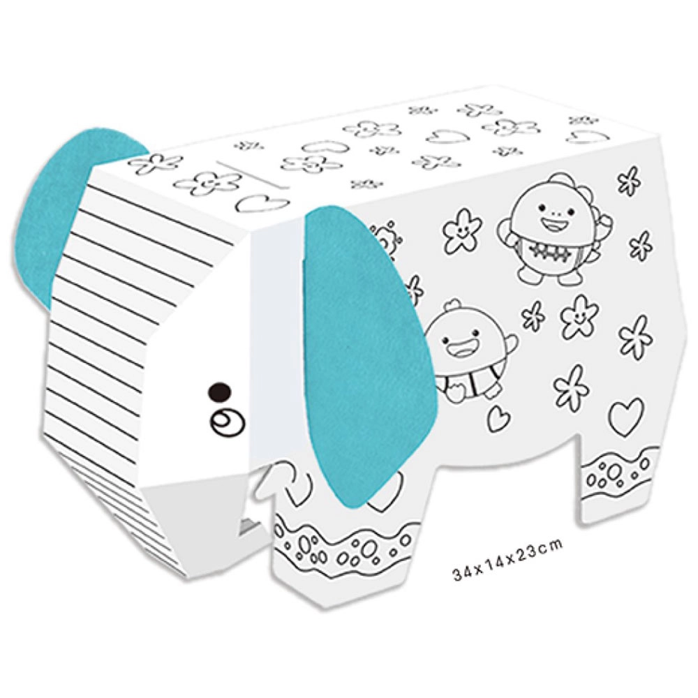 Doodle Coloring Elephant - 3+ years