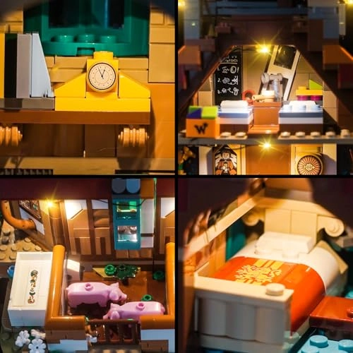 The Burrow - Collectors' Edition - LED Light Set Compatible with 76437