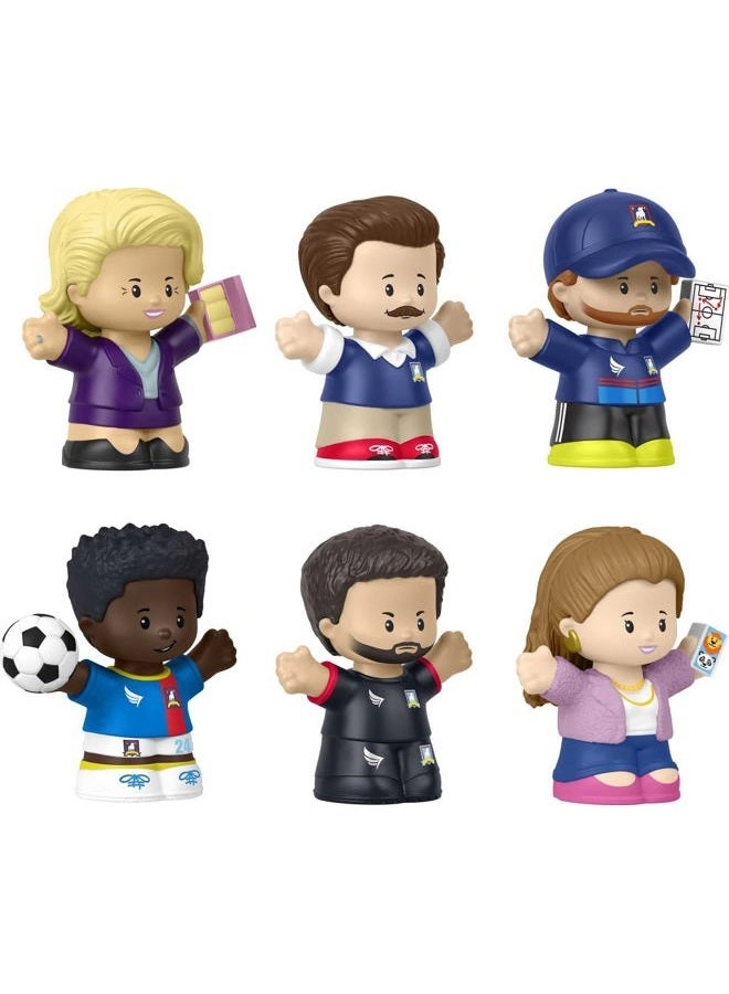 Ted Lasso Special Edition Set - Ted Lasso Rebecca Welton Keeley Jones Coach Beard Roy Kent Sam Obisanya 6 Figures