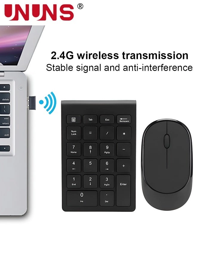 Wireless Number Pad - 2.4GHz + Wireless Mouse