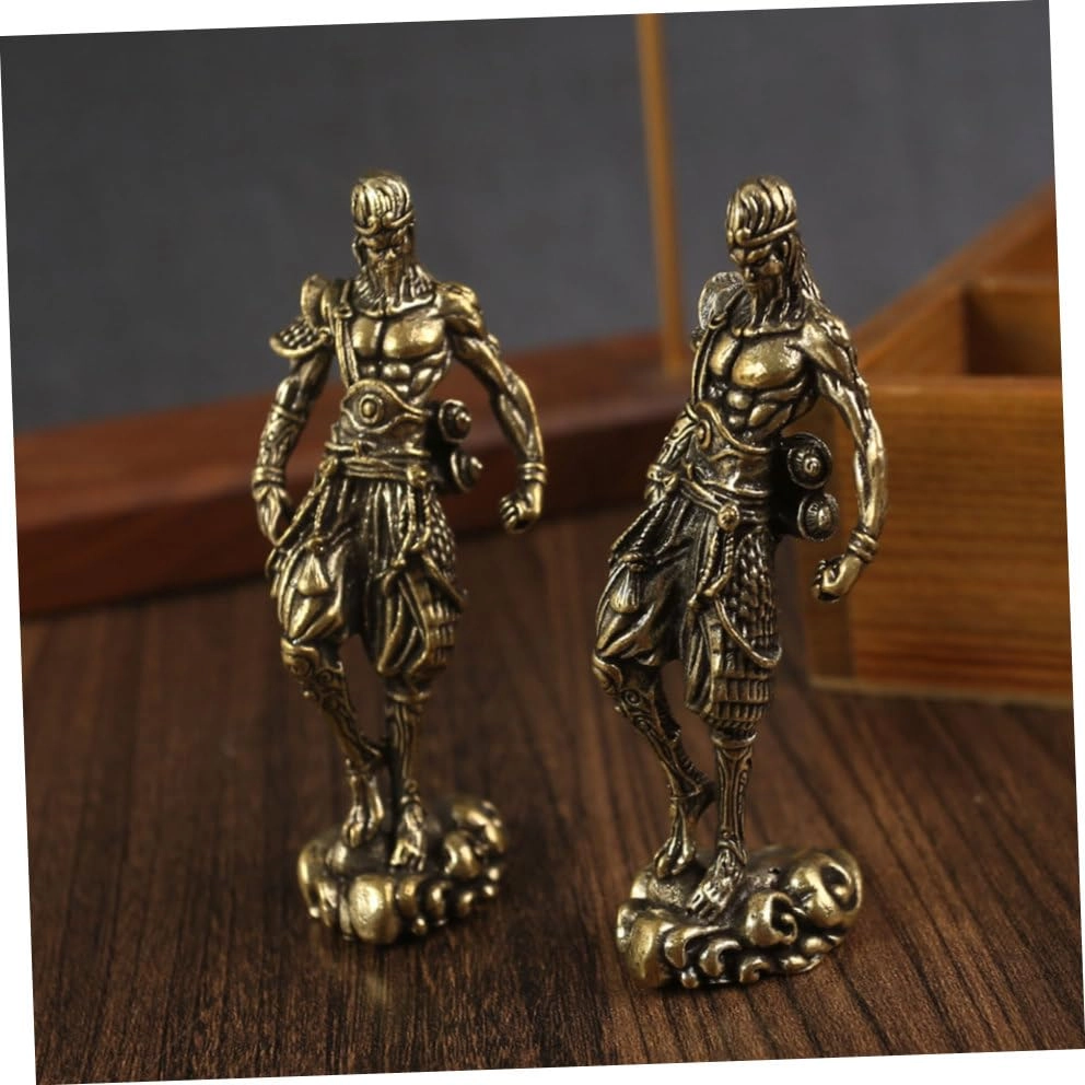 Monkey King Statue - Brass