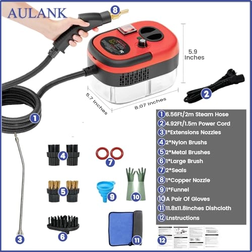 Handheld Steam Cleaner - 3BAR 1200ml