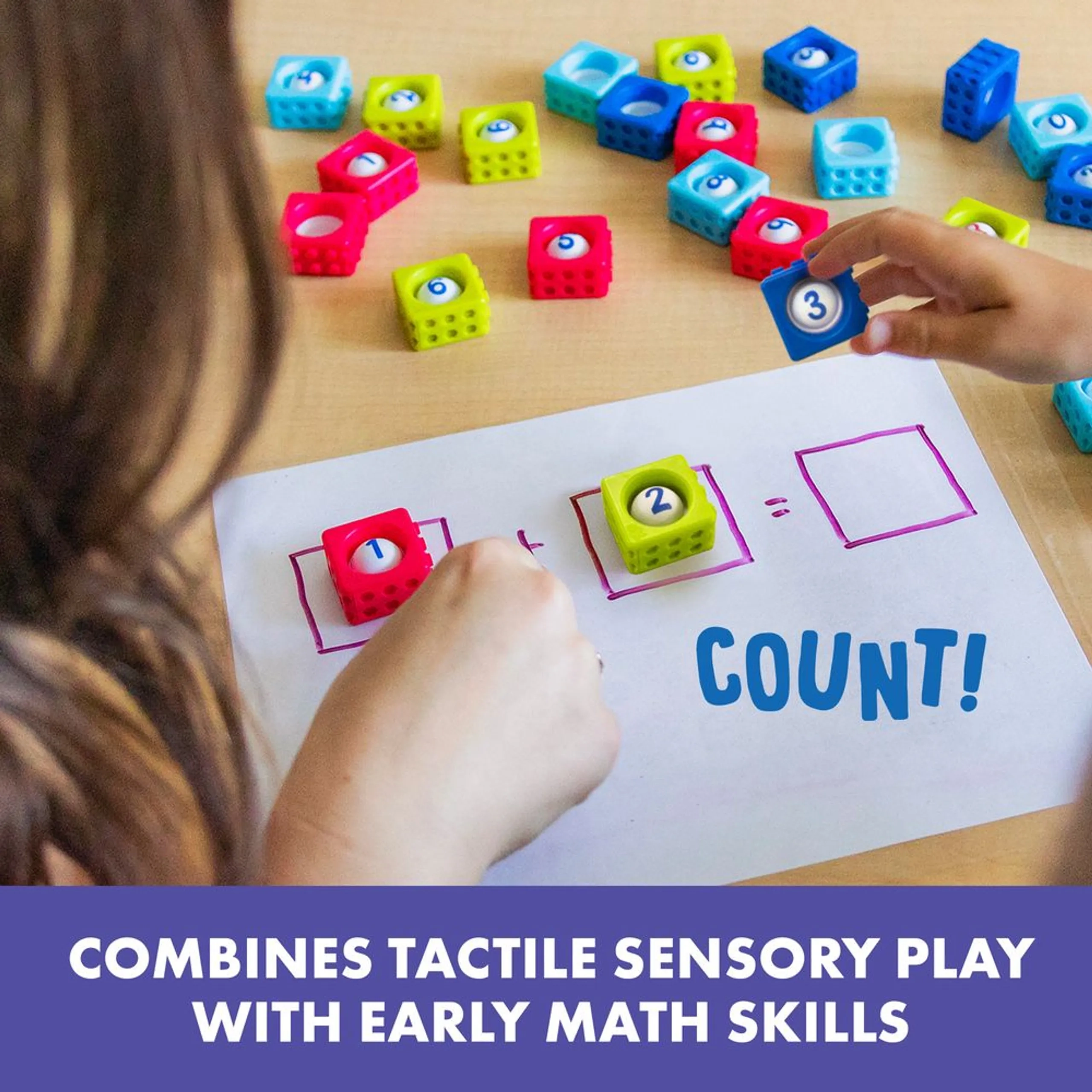 Number BubbleBrix - 3 years & above 42 pieces