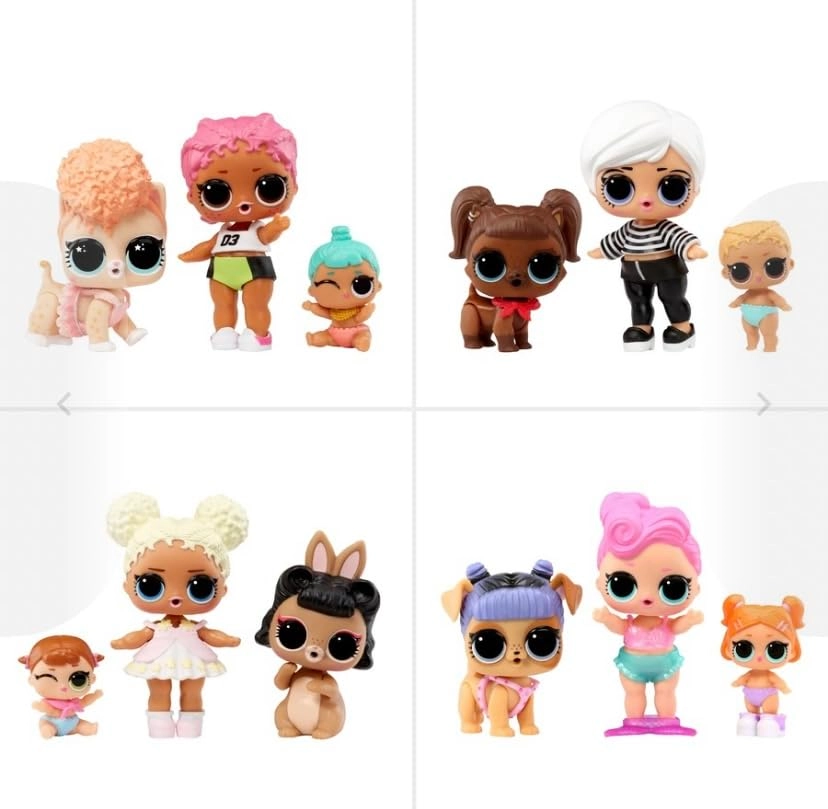 Flower Child Fashion Doll + Short Stop Hop Fashion Doll + Lil Majorette Fashion Doll - Ages 3+