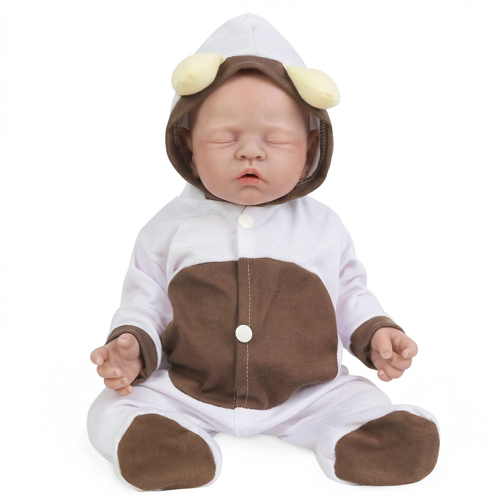 Vollence Reborn Baby Doll - 13 inch Silicone Girl