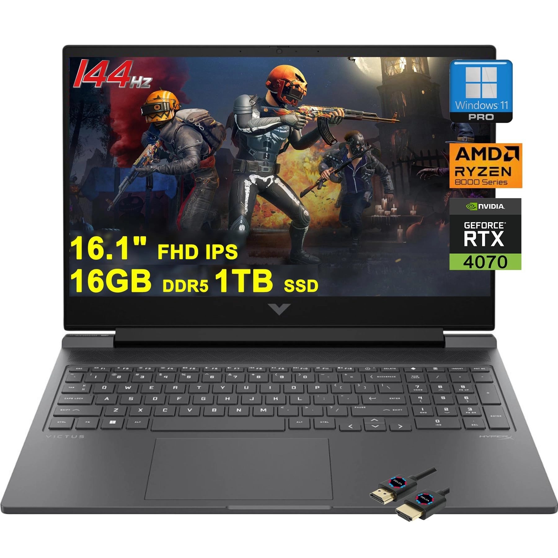 HP Victus 16-s10000 - 16'' Ryzen 7-8845HS 16GB DDR SDRAM 512GB SSD