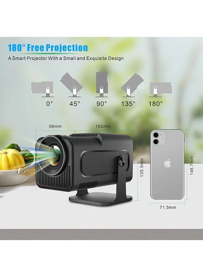 Smart 5G Portable Projector - 300ANSI lumens 1080*1920 pixels