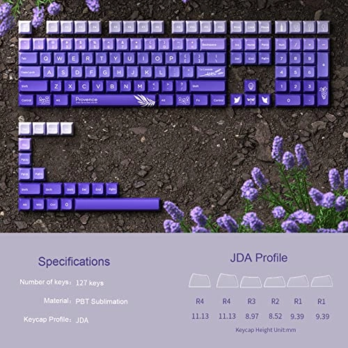 Keycaps - 127-Key JDA Profile PBT Sublimation