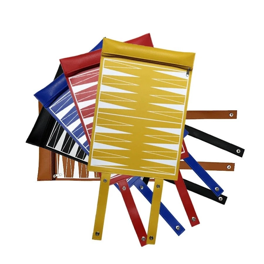 Roll-up Travel Backgammon - Blue