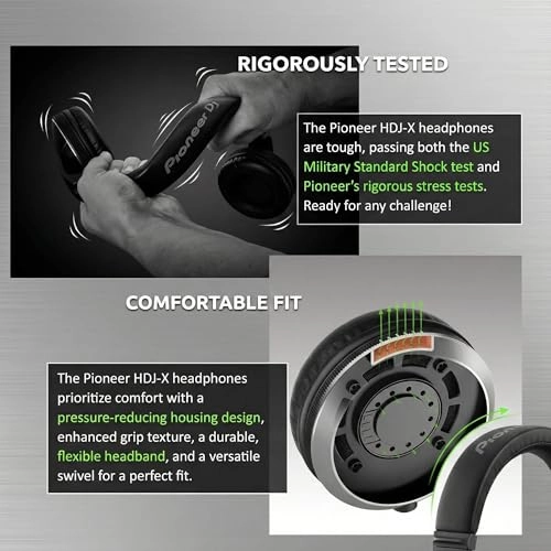 HDJ-X5 - Wired Headphone + Case + Polishing Cloth