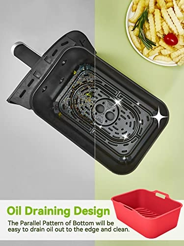 Air Fryer Silicone Liner - Silicone 2 Pack