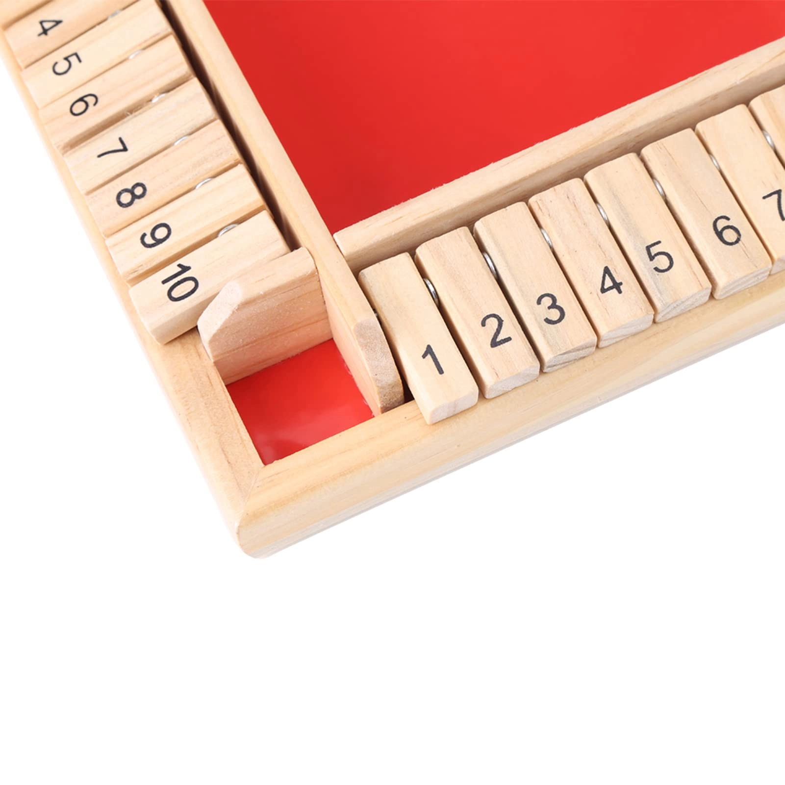 Mrisata Shut The Box - Wooden 4 Player