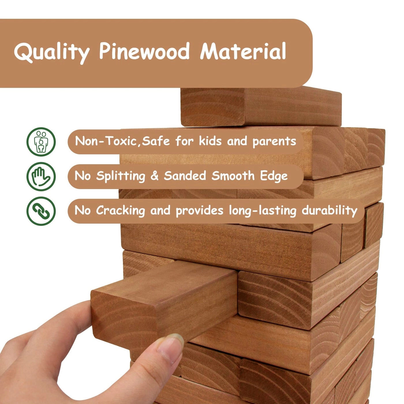 Giant Tumble Tower - 54 pcs