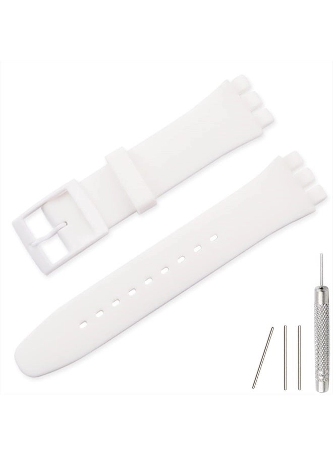 17mm Silicone Watch Band for Swatch