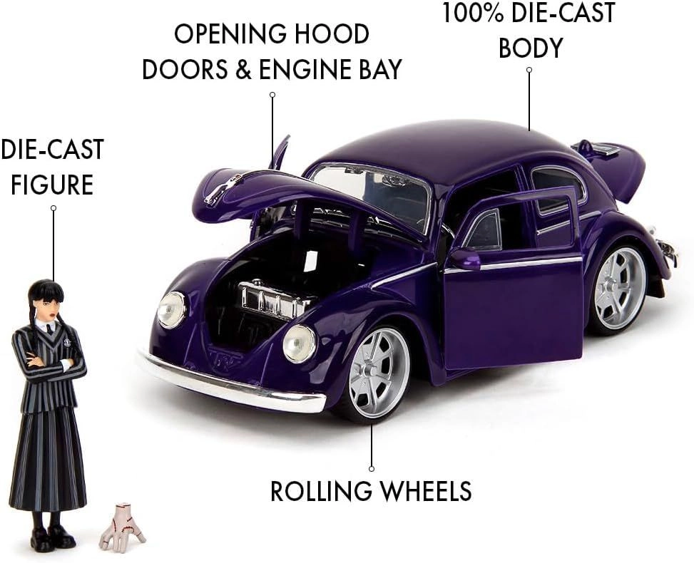 Wednesday Volkswagen Beetle - 1:24