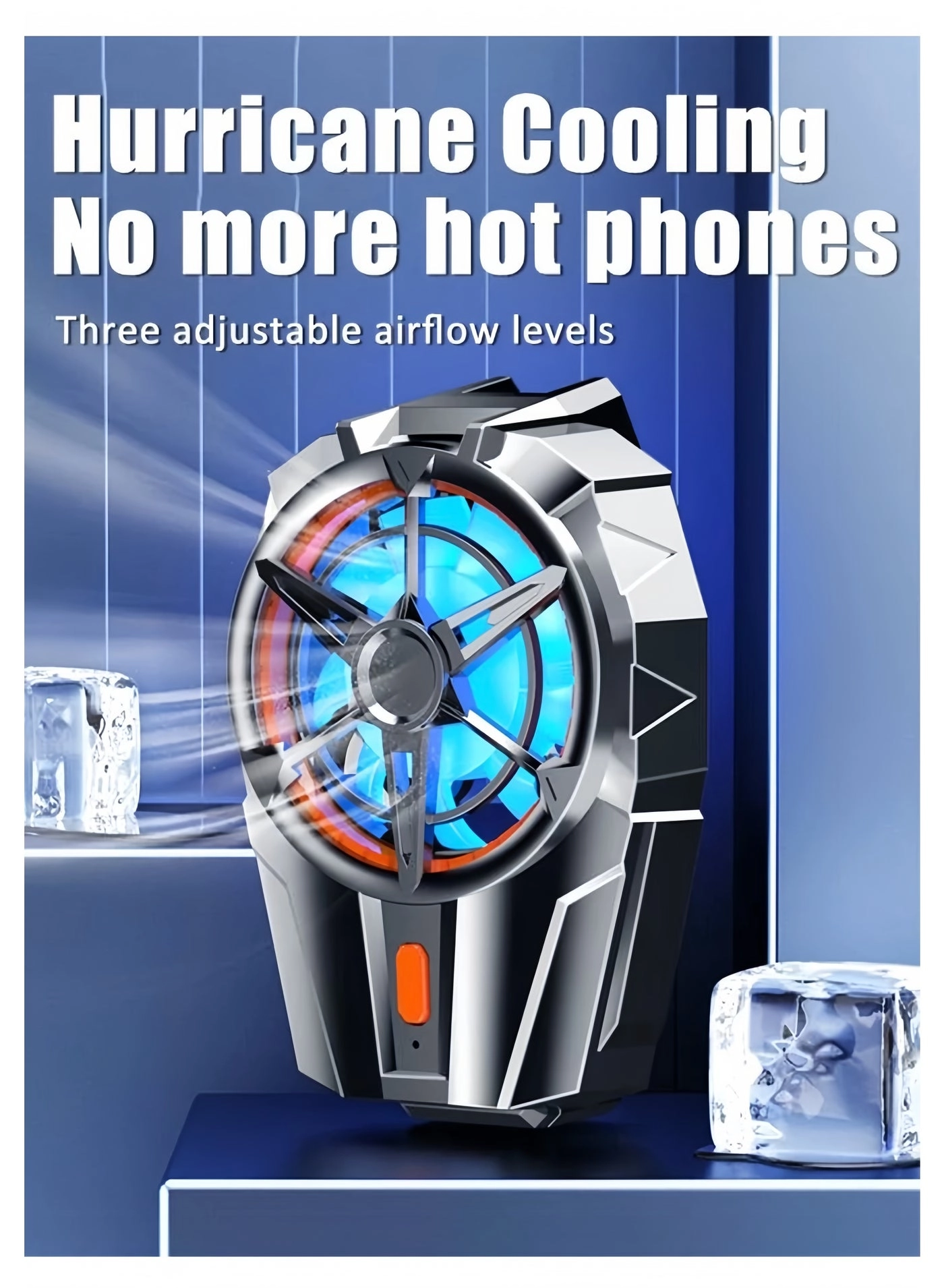 Cell Phone Cooler - USB Rechargeable LED Light