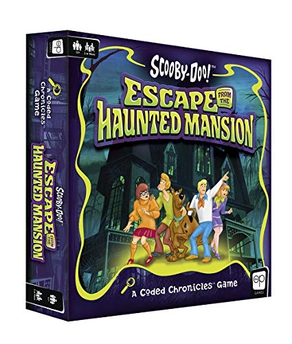 USAopoly Scooby-Doo: Escape from The Haunted Mansion Puzzle - Coded Chronicles Escape Room Game