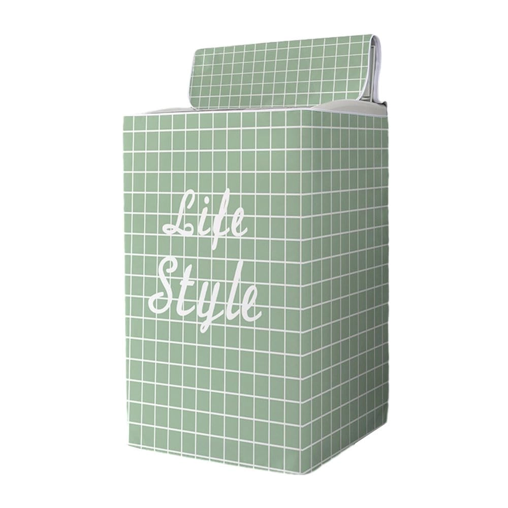 Odot Washing Machine Cover - L-53x88x55cm Green Grid